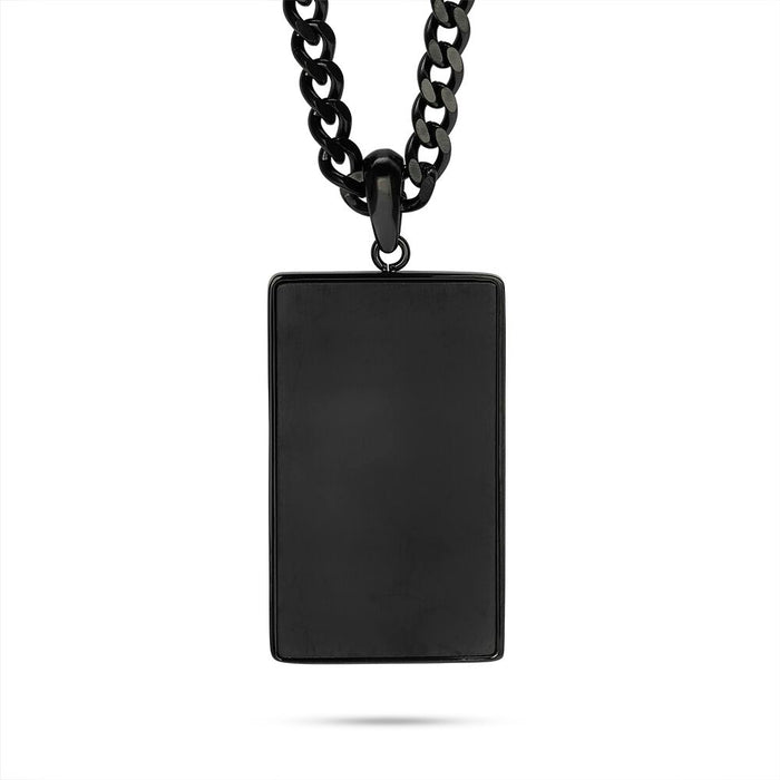 Stainless Steel Necklace, Black