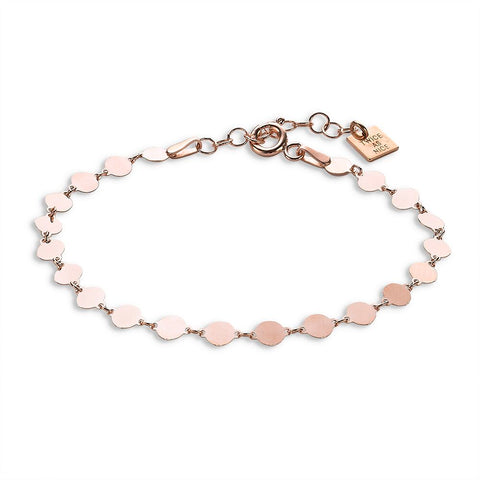 Rosé Silver Bracelet, Rounds