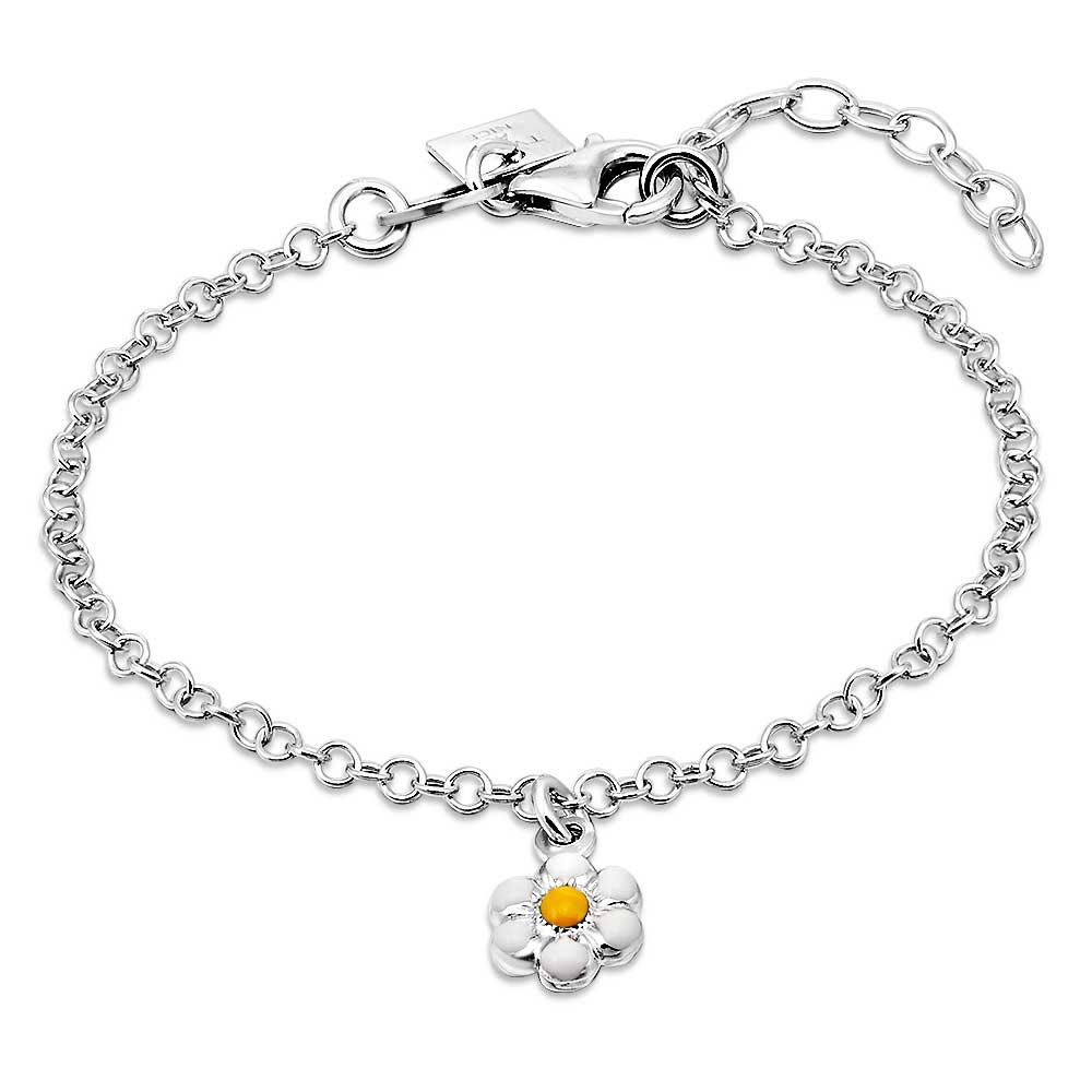 Silver Bracelet, Daisy