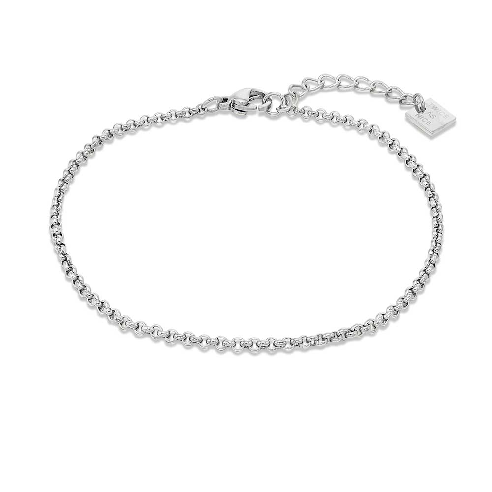 Stainless Steel Bracelet, Forcat Link 2 Mm