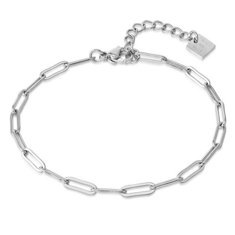 Stainless Steel Bracelet, Oval Link Chain, 3 Mm