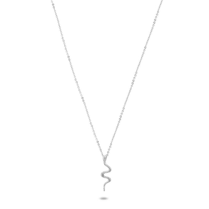 Stainless Steel Necklace, Snake, 2,7 Cm