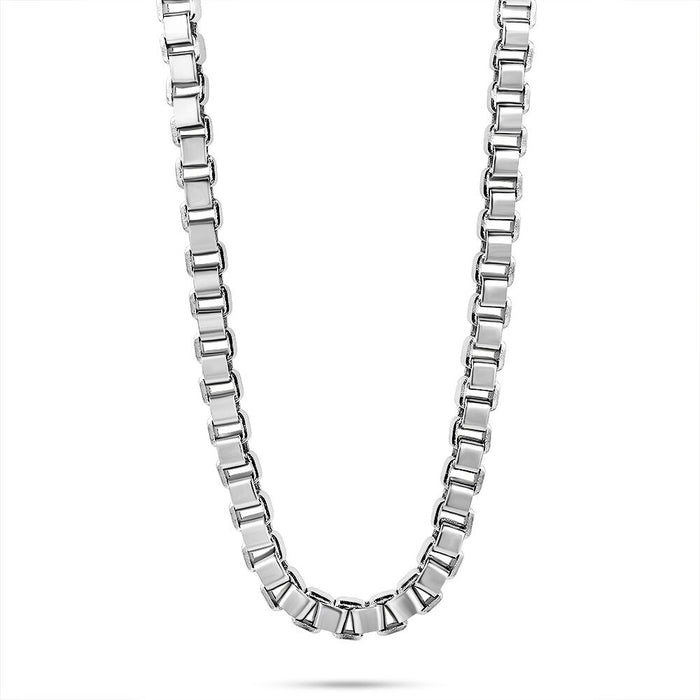 Stainless Steel Necklace, Square Forcat