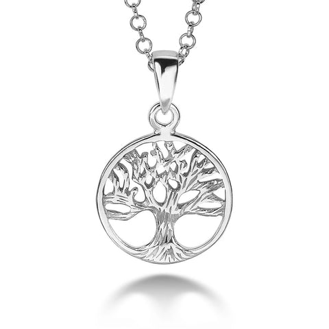 Silver Necklace, Tree Of Life