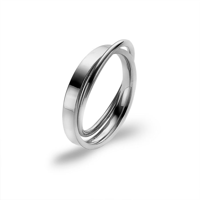 Stainless Steel Ring, Double Ring