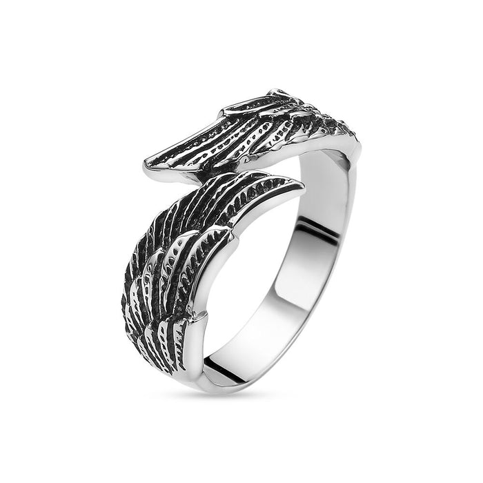 Stainless Steel Ring, Wings