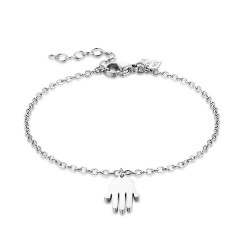 Stainless Steel Bracelet, Small Hanging Hand