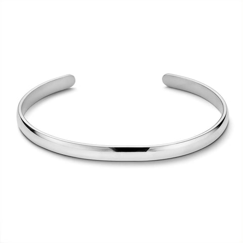 Stainless Steel Bracelet, Open Bangle 5 Mm
