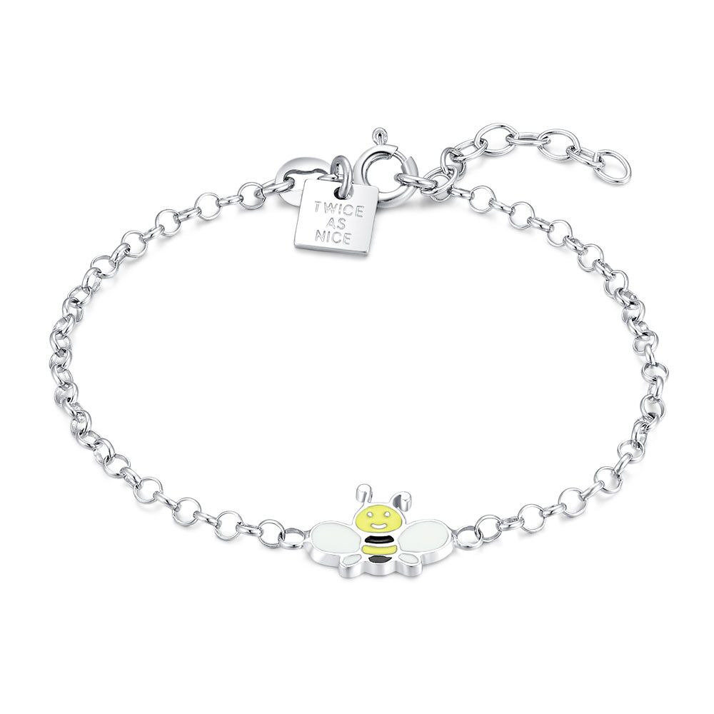 Silver Bracelet, Bee