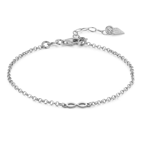 Silver Bracelet, Small Infinity Sign