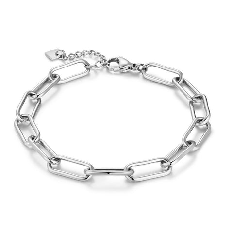 Stainless Steel Bracelet, Oval Links 7/16 Mm