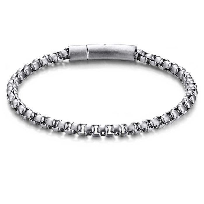 Stainless Steel Bracelet, Square Forcat