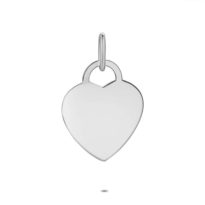 Silver Pendant, Heart