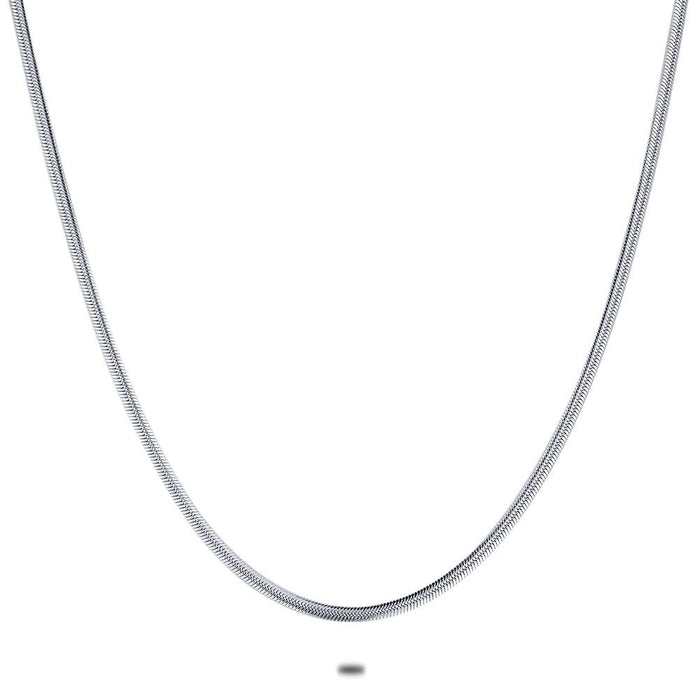 Stainless Steel Necklace, Snake Chain, 4 Mm
