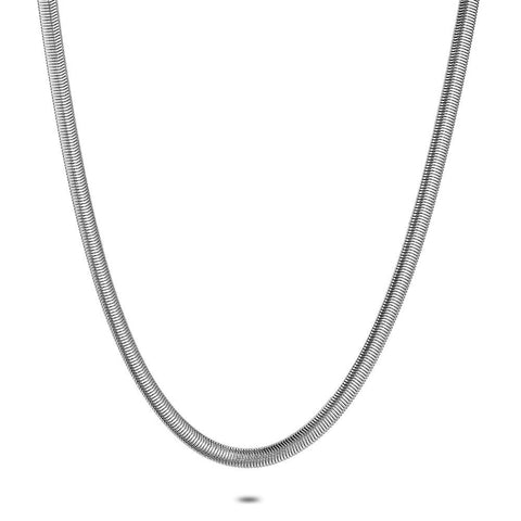 Stainless Steel Necklace, Snake Chain, 5 Mm