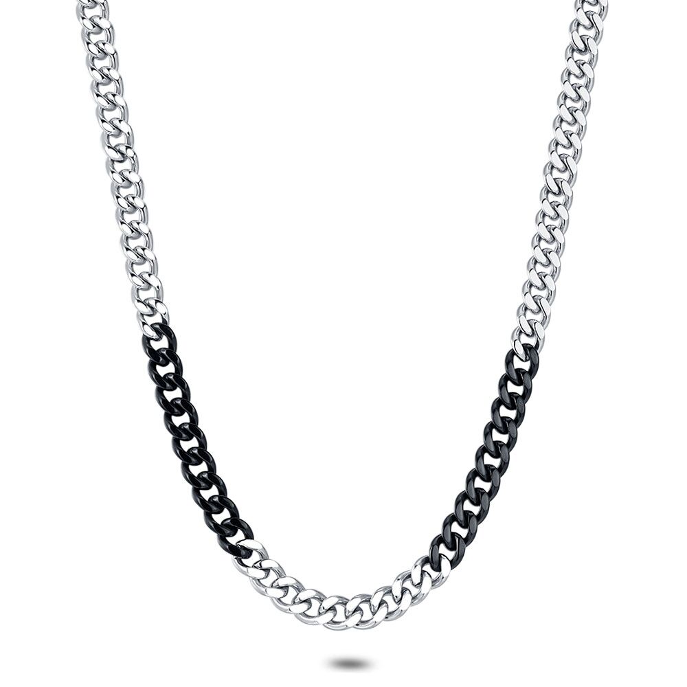 Stainless Steel Necklace, Gourmet, Black