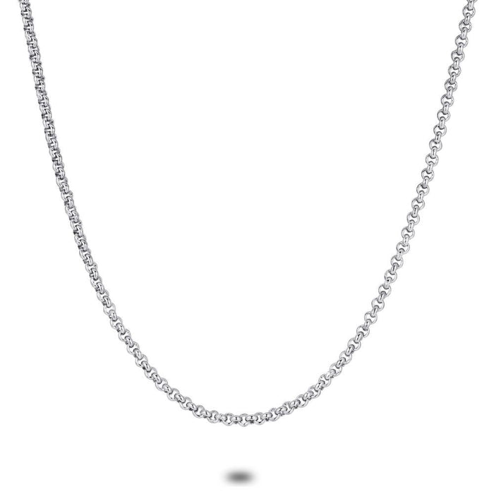 Stainless Steel Necklace, Forcat 4 Mm