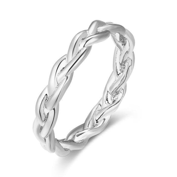 Stainless Steel Ring, Braid