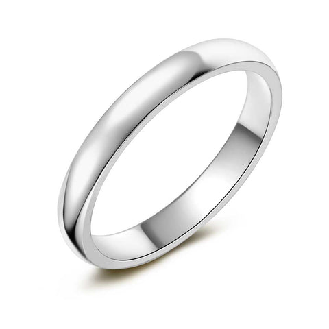 Stainless Steel Ring, 3 Mm, Shiny