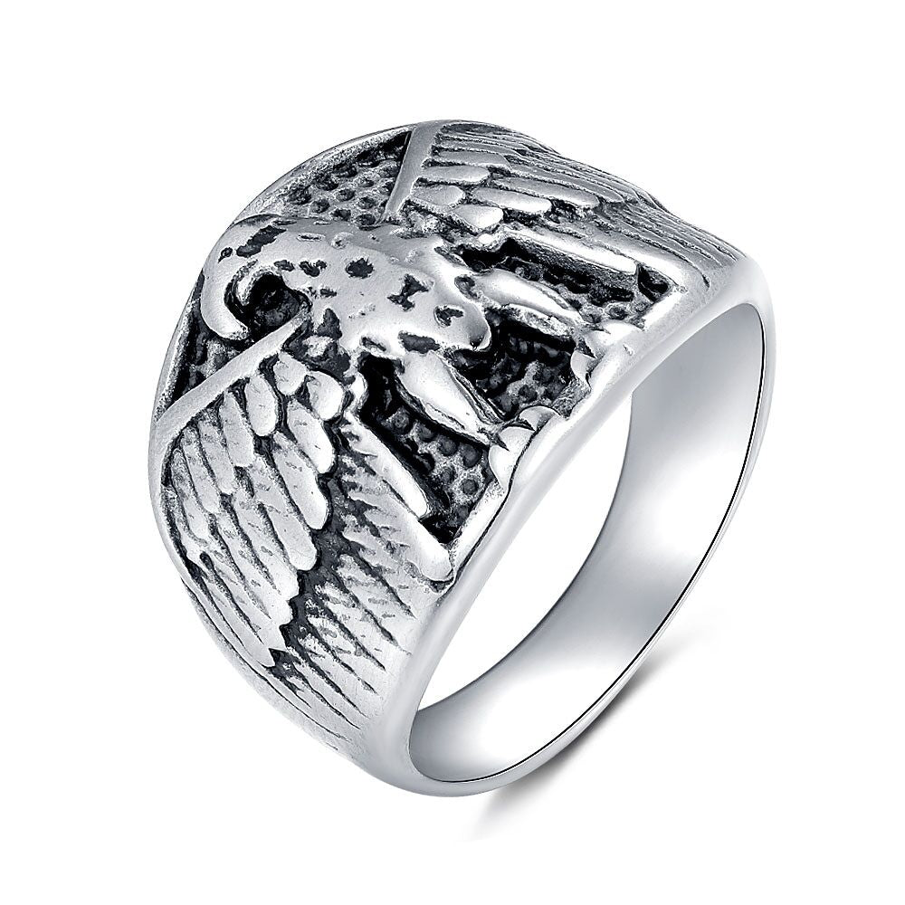 Stainless Steel Ring, Eagle