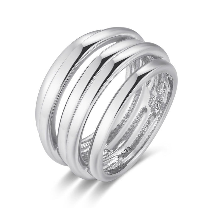 Silver Ring, 5 Rows