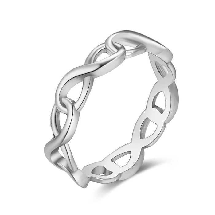 Silver Ring, 6 Infinities